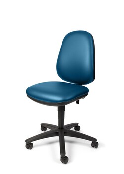 Techsit Worktech Laboratory Vinyl Low Chair Blau | Buy Online | Techsit | Fisher Scientific